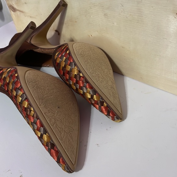 Chinese Laundry Multi-Colored Checkered Pattern Heels - Picture 5 of 5